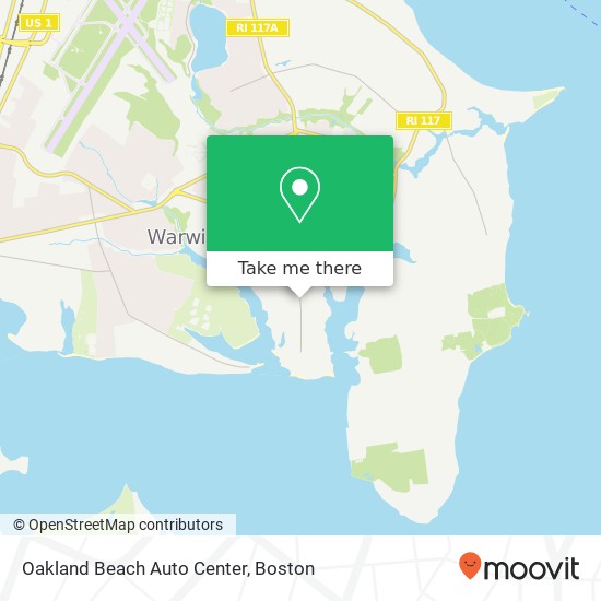 Oakland Beach Auto Center map