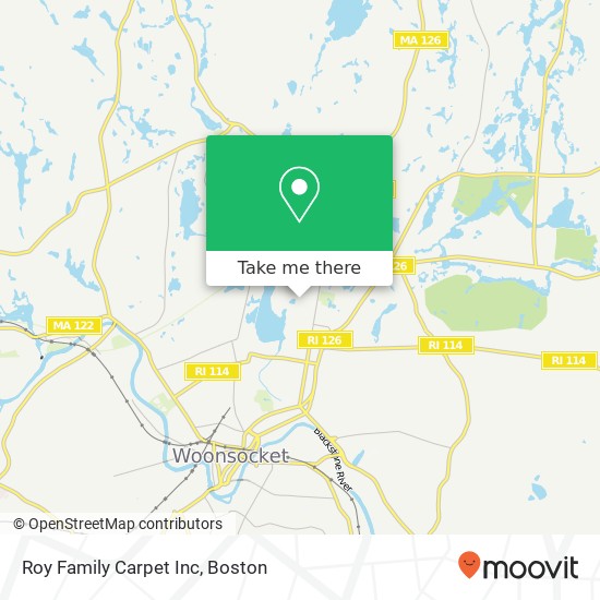 Roy Family Carpet Inc map