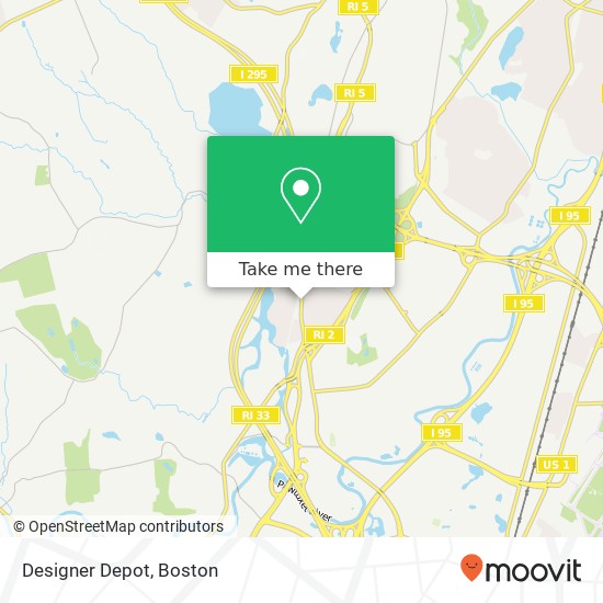 Mapa de Designer Depot
