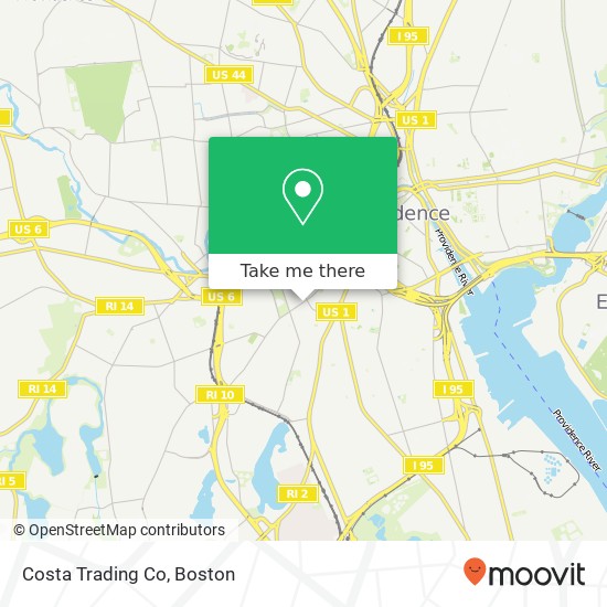 Mapa de Costa Trading Co