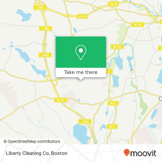 Liberty Cleaning Co map