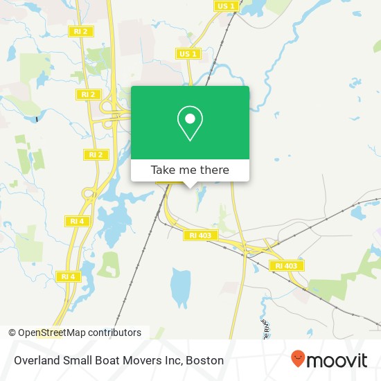 Mapa de Overland Small Boat Movers Inc