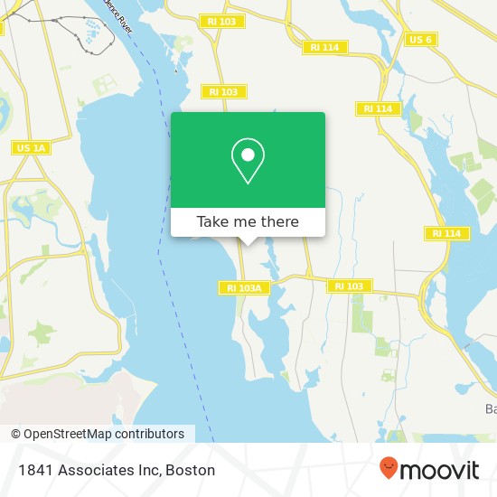 1841 Associates Inc map
