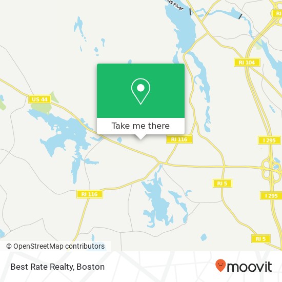 Best Rate Realty map