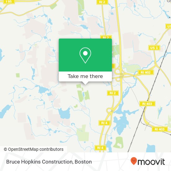 Bruce Hopkins Construction map