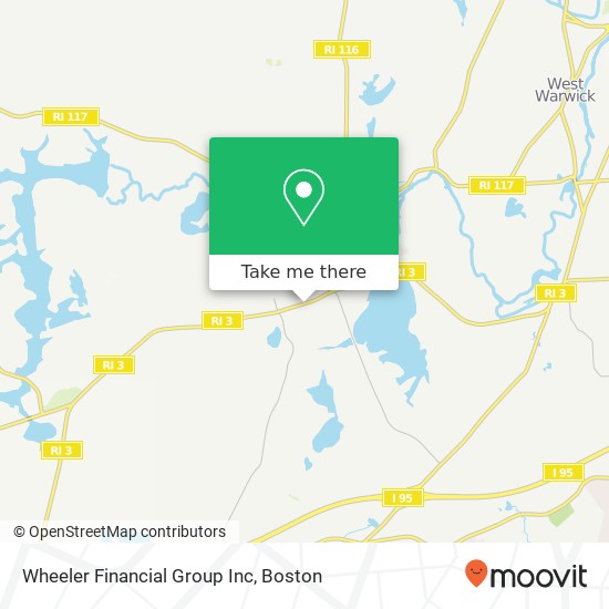 Wheeler Financial Group Inc map