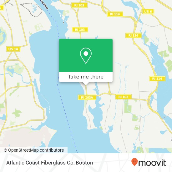 Atlantic Coast Fiberglass Co map