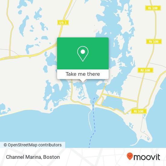 Channel Marina map