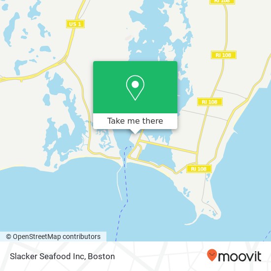 Slacker Seafood Inc map