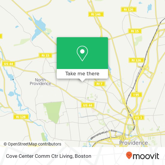 Mapa de Cove Center Comm Ctr Living