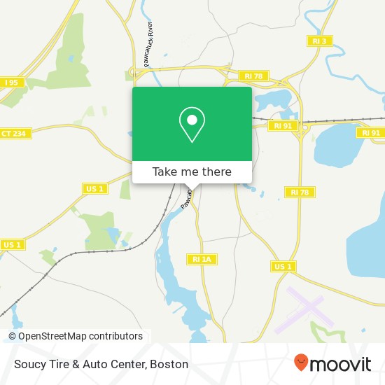 Mapa de Soucy Tire & Auto Center