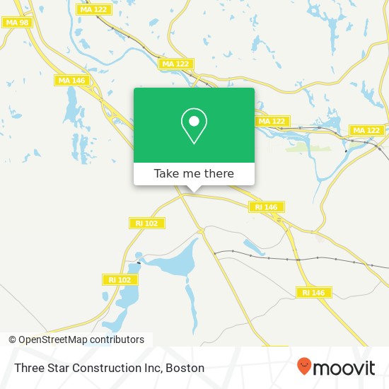 Mapa de Three Star Construction Inc