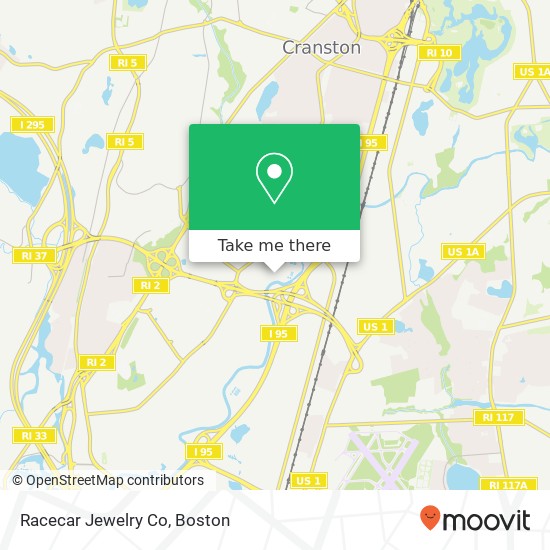 Mapa de Racecar Jewelry Co