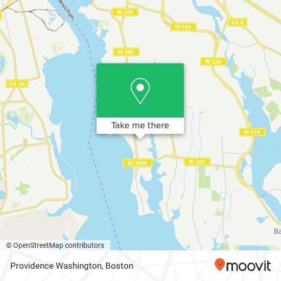 Mapa de Providence Washington