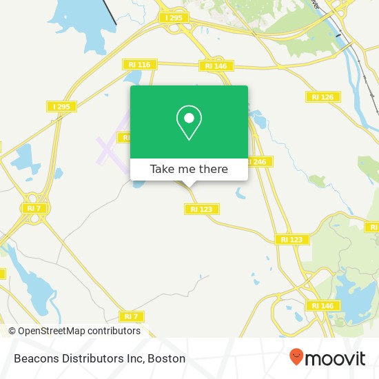 Beacons Distributors Inc map