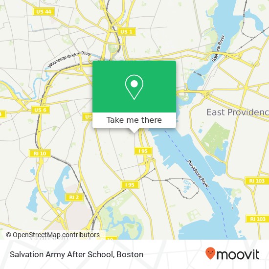 Salvation Army After School map