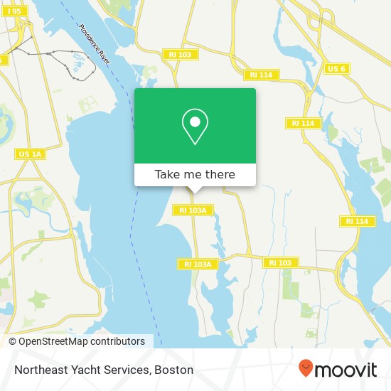 Northeast Yacht Services map