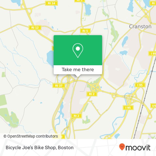 Mapa de Bicycle Joe's Bike Shop