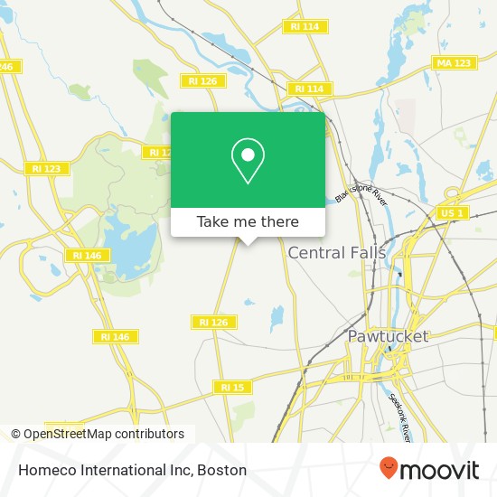Homeco International Inc map