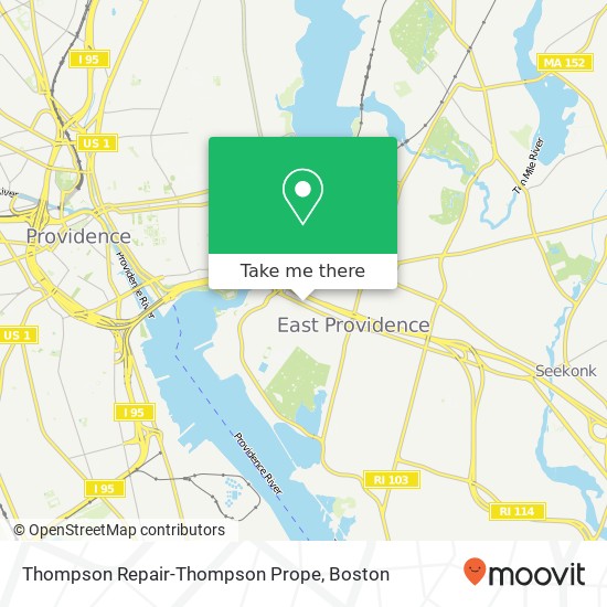 Mapa de Thompson Repair-Thompson Prope