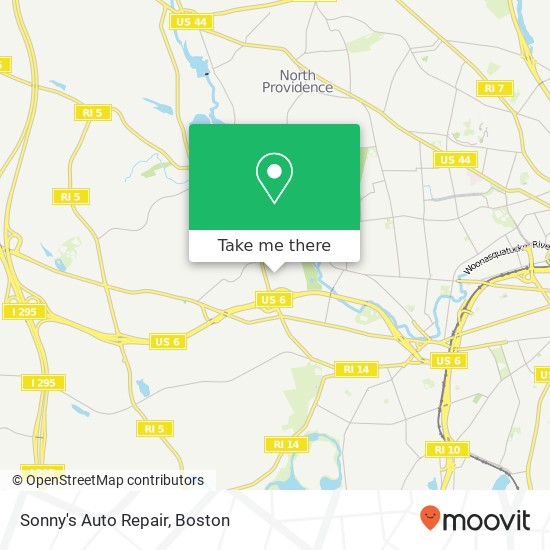 Sonny's Auto Repair map