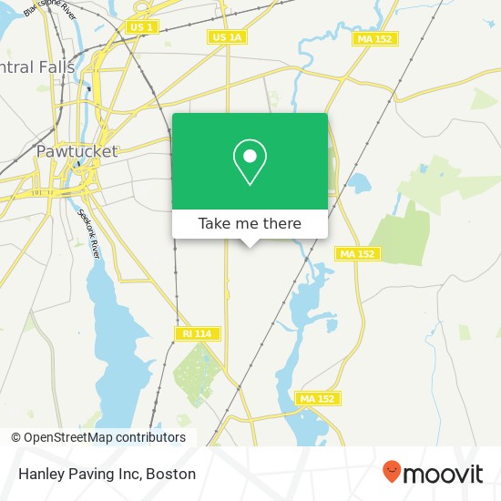 Mapa de Hanley Paving Inc