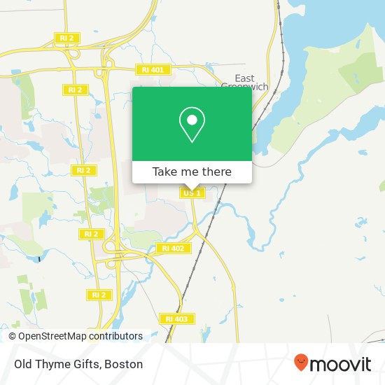 Old Thyme Gifts map