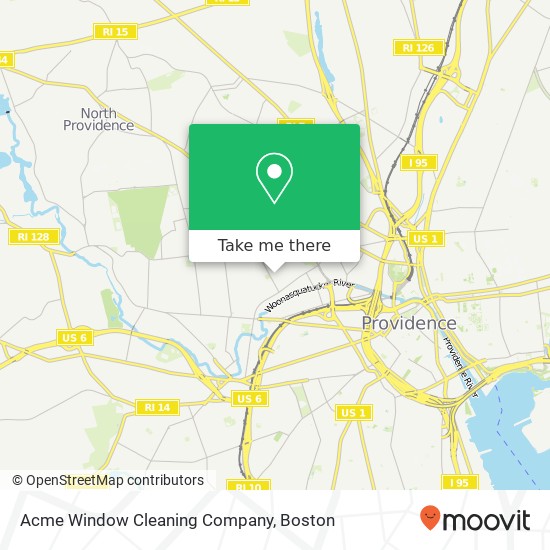 Acme Window Cleaning Company map