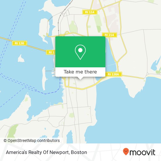 Mapa de America's Realty Of Newport