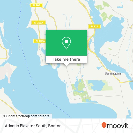 Mapa de Atlantic Elevator South