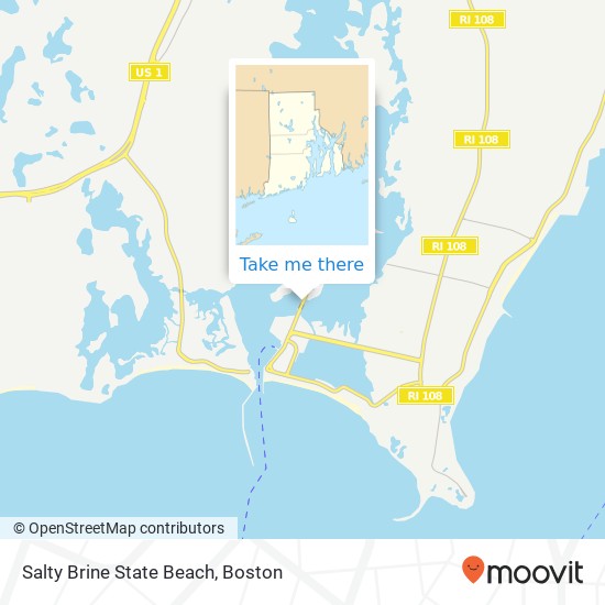 Salty Brine State Beach map