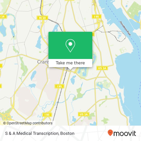 Mapa de S & A Medical Transcription