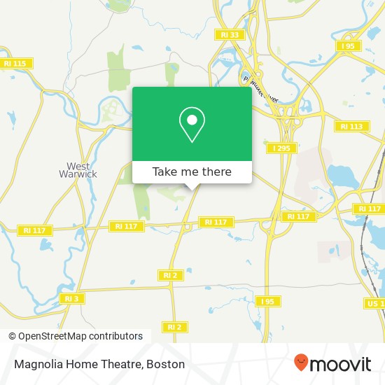 Mapa de Magnolia Home Theatre
