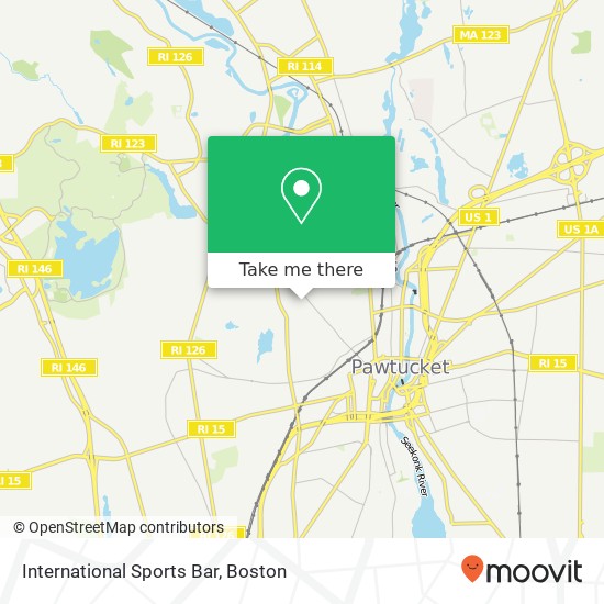 International Sports Bar map