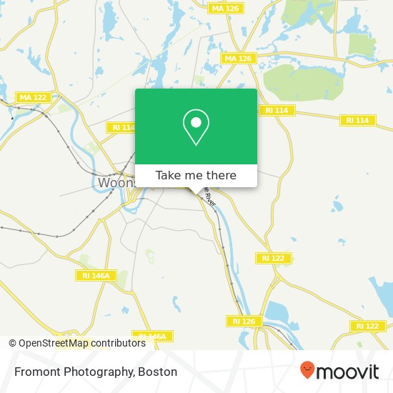 Mapa de Fromont Photography