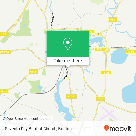 Mapa de Seventh Day Baptist Church