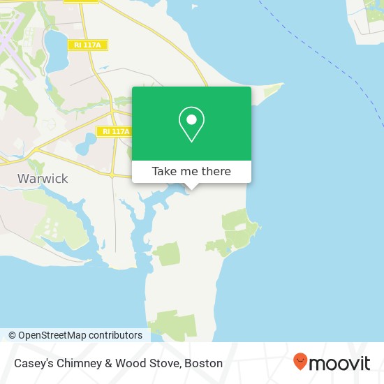 Mapa de Casey's Chimney & Wood Stove