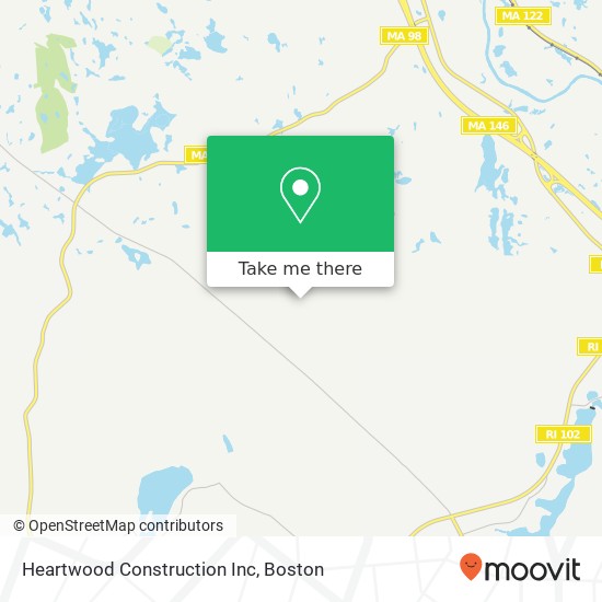 Heartwood Construction Inc map