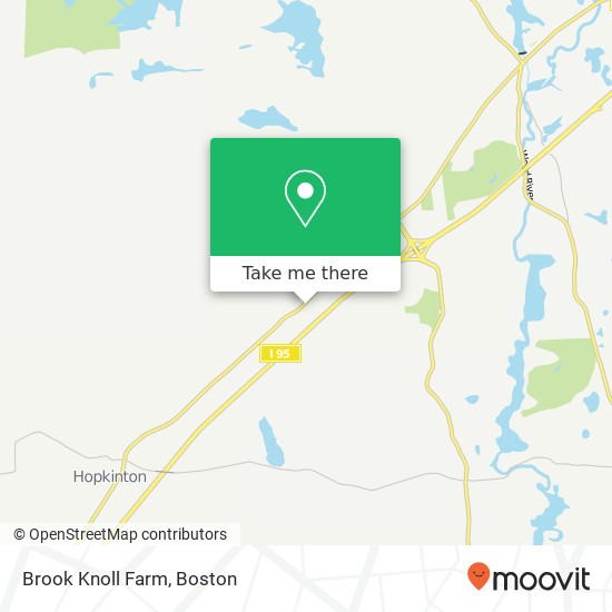 Mapa de Brook Knoll Farm