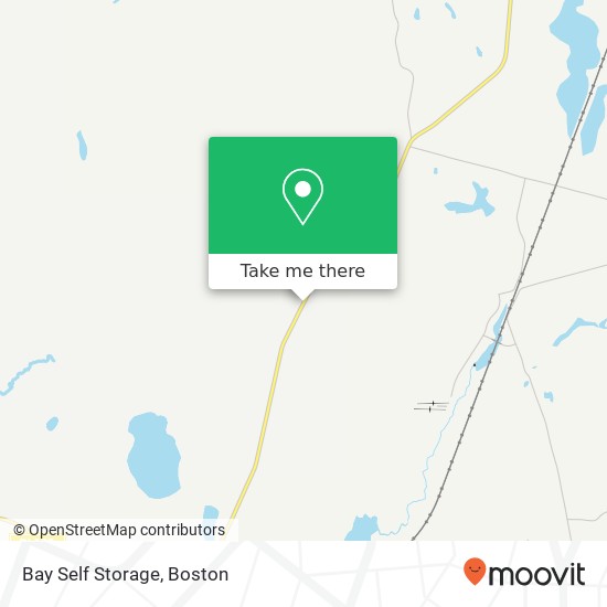 Bay Self Storage map