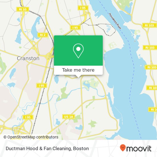 Ductman Hood & Fan Cleaning map