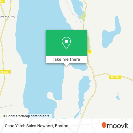 Cape Yatch Sales Newport map