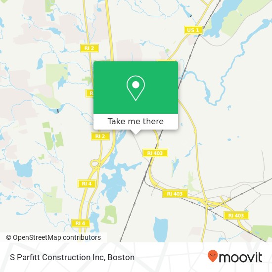 Mapa de S Parfitt Construction Inc