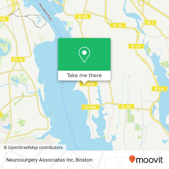 Mapa de Neurosurgery Associates Inc
