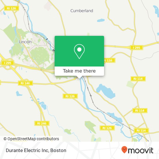 Durante Electric Inc map