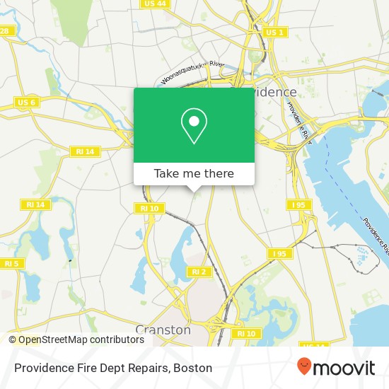 Mapa de Providence Fire Dept Repairs