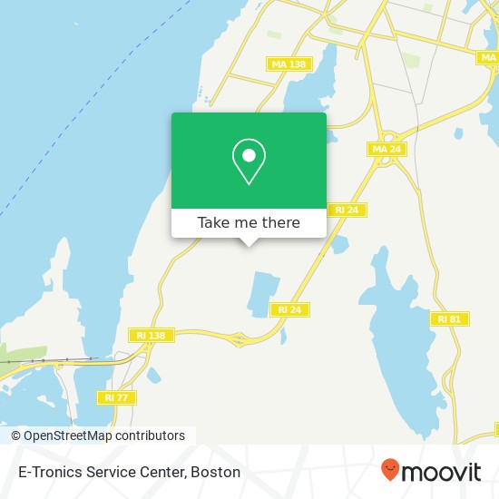 E-Tronics Service Center map
