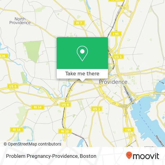 Mapa de Problem Pregnancy-Providence