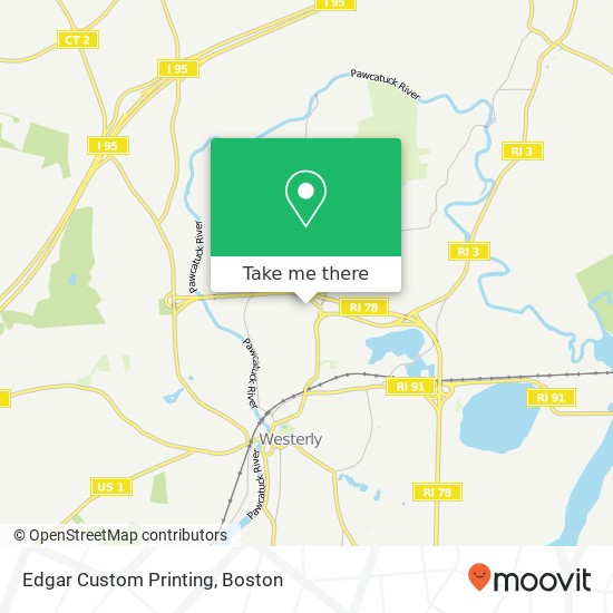 Edgar Custom Printing map