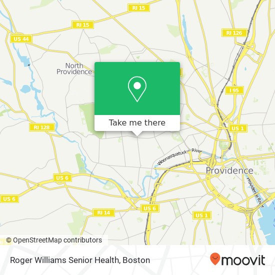 Roger Williams Senior Health map